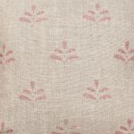 Red Leaf Rustic Linen Cushion