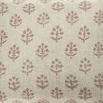 Dusky Mauve Megha Rustic Linen Cushion