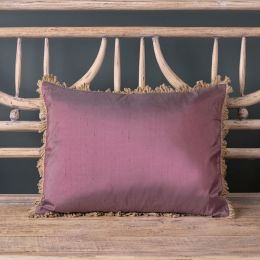 Silk Cushion - Blackberry