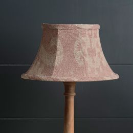 Dusky Pink Sacha 12" Framed Linen Lampshade