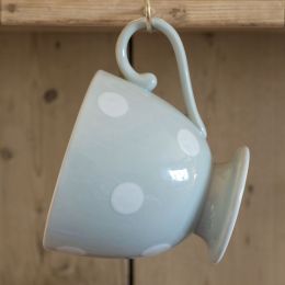 Blue / White Spot Large Mug