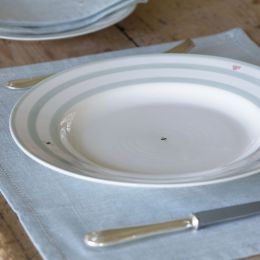 Honey Bee Stripes Dinner Plate - 29 cm