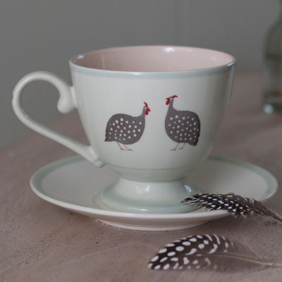 Guinea Fowl Large Mug