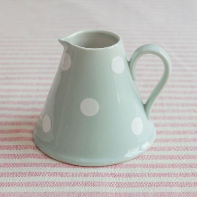 Blue / White Spot Baby Pitcher