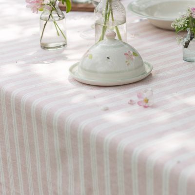 Pale Rose Cambridge Stripe Cotton – Double Width – 255