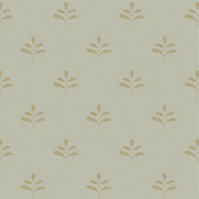 Celadon Antique Gold Leaf Wallpaper