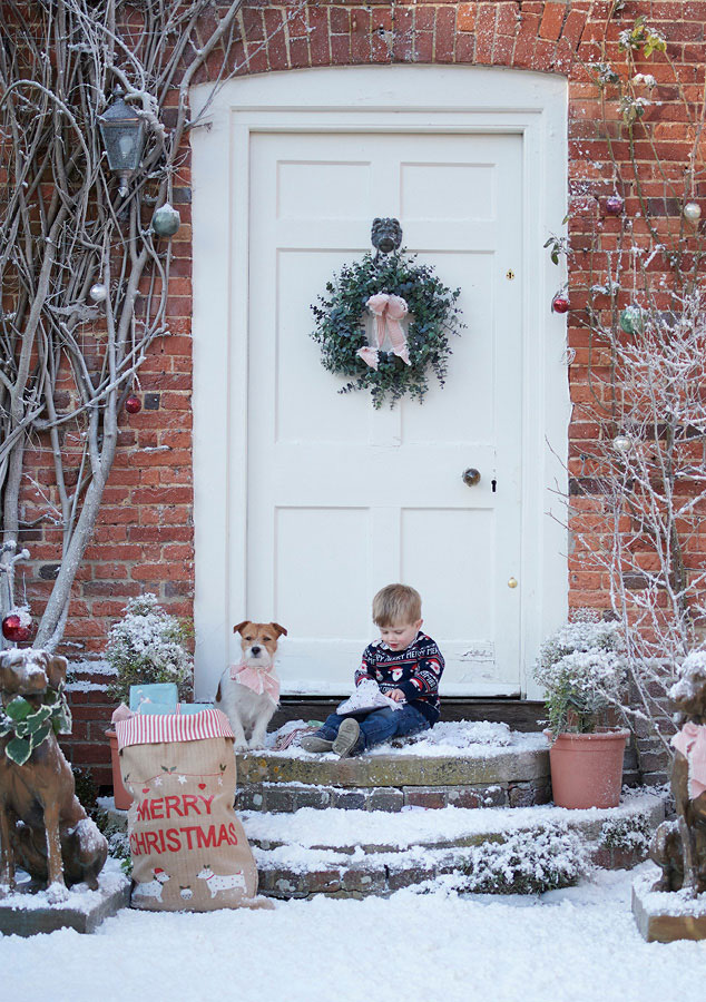 Christmas snow, christmas sack