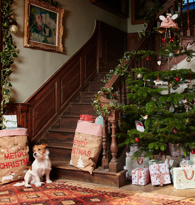 Christmas sacks, christmas tree