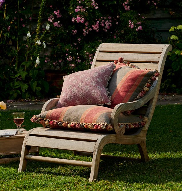 indian red cushions