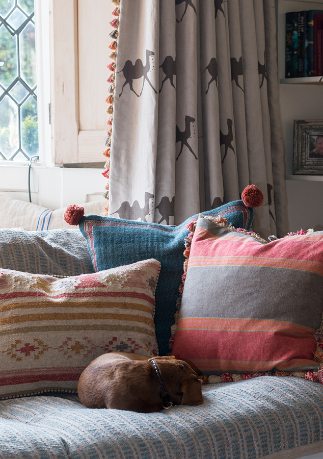 Susie Watson Designs cushion arrangement