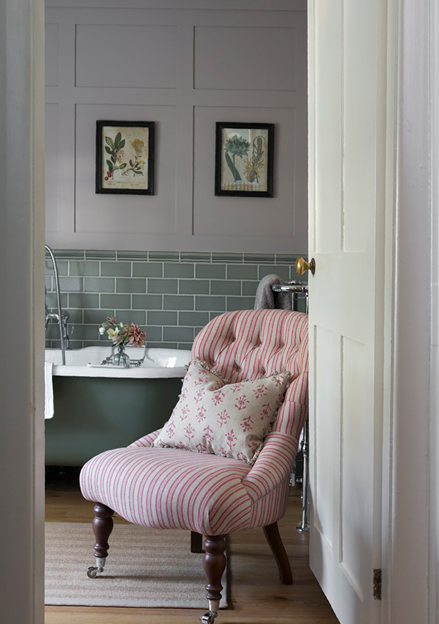 Bedroom with Susie Watson Designs cushions