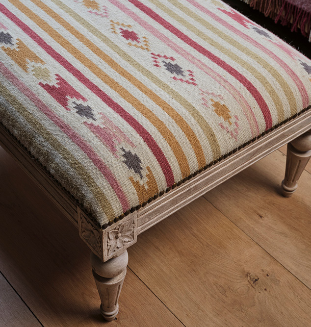 Rectangular Kilim Footstools