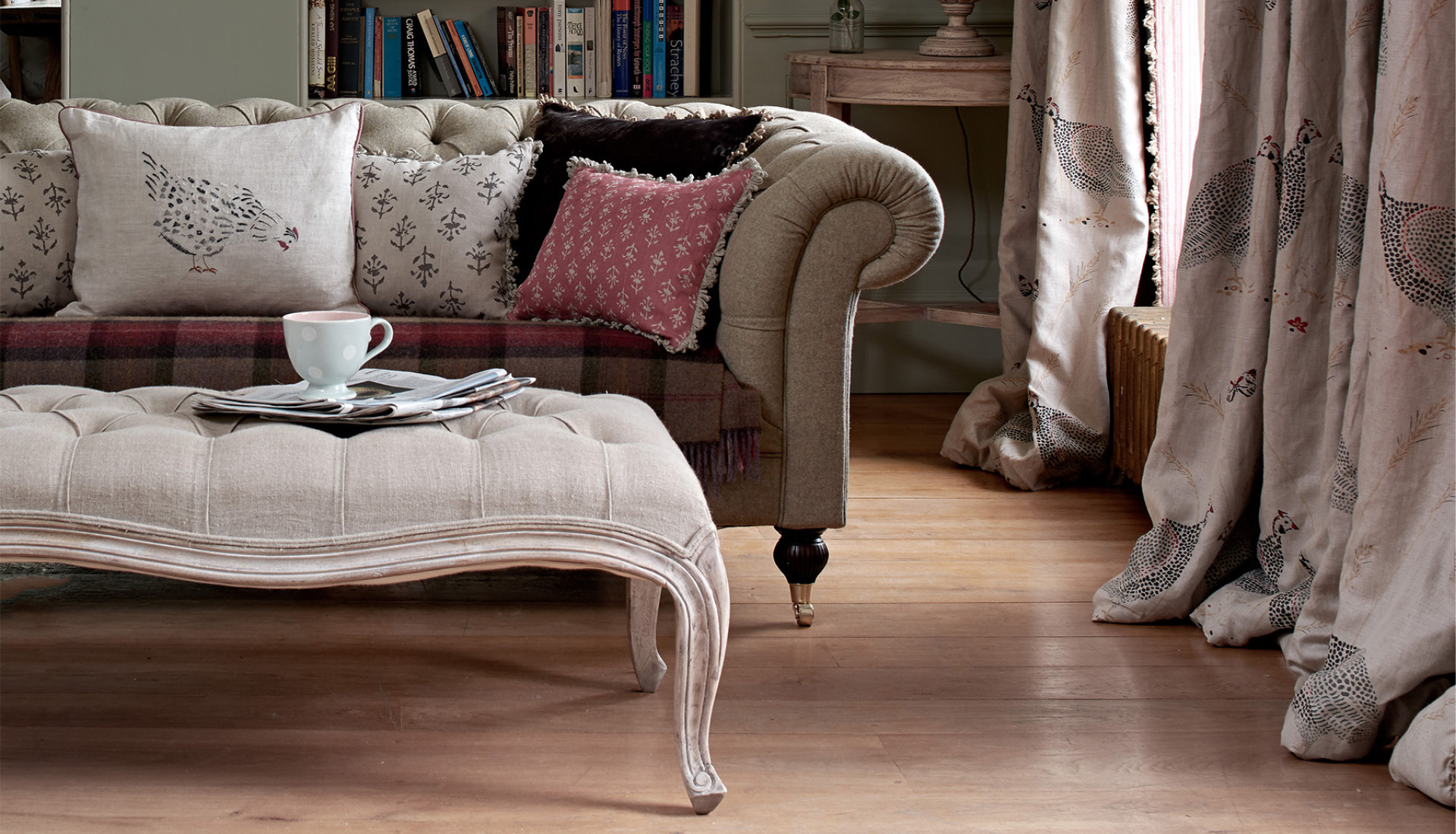 Square Kilim Footstools