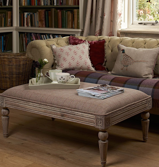 Rectangular Kilim Footstools