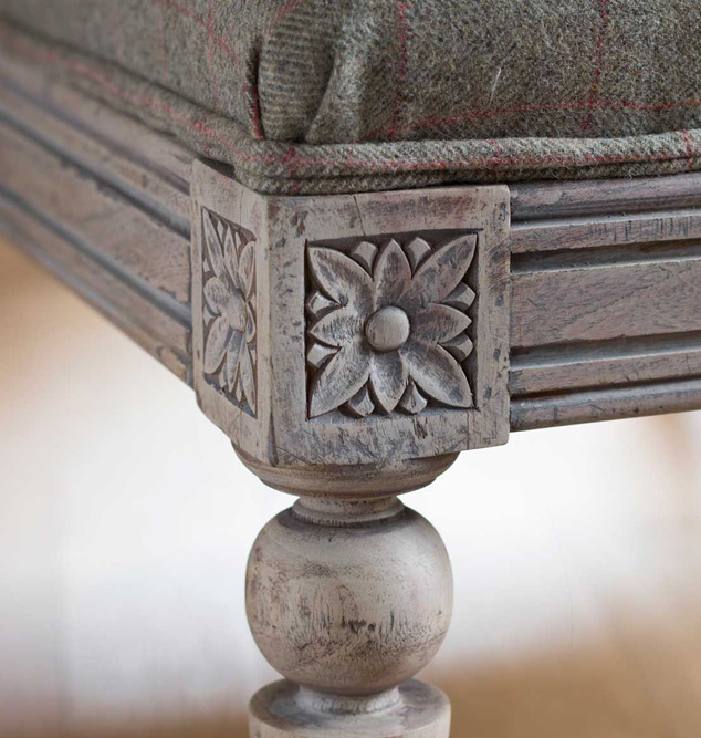 Rectangular Kilim Footstools